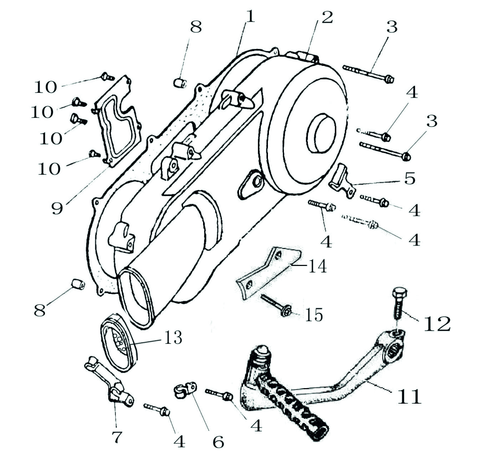 Motor GY6 sek3